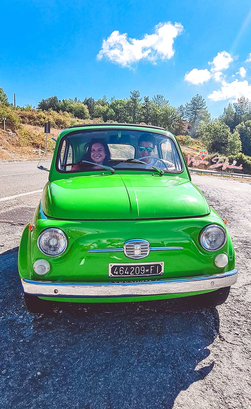 Tour del Chianti in 500 d'epoca