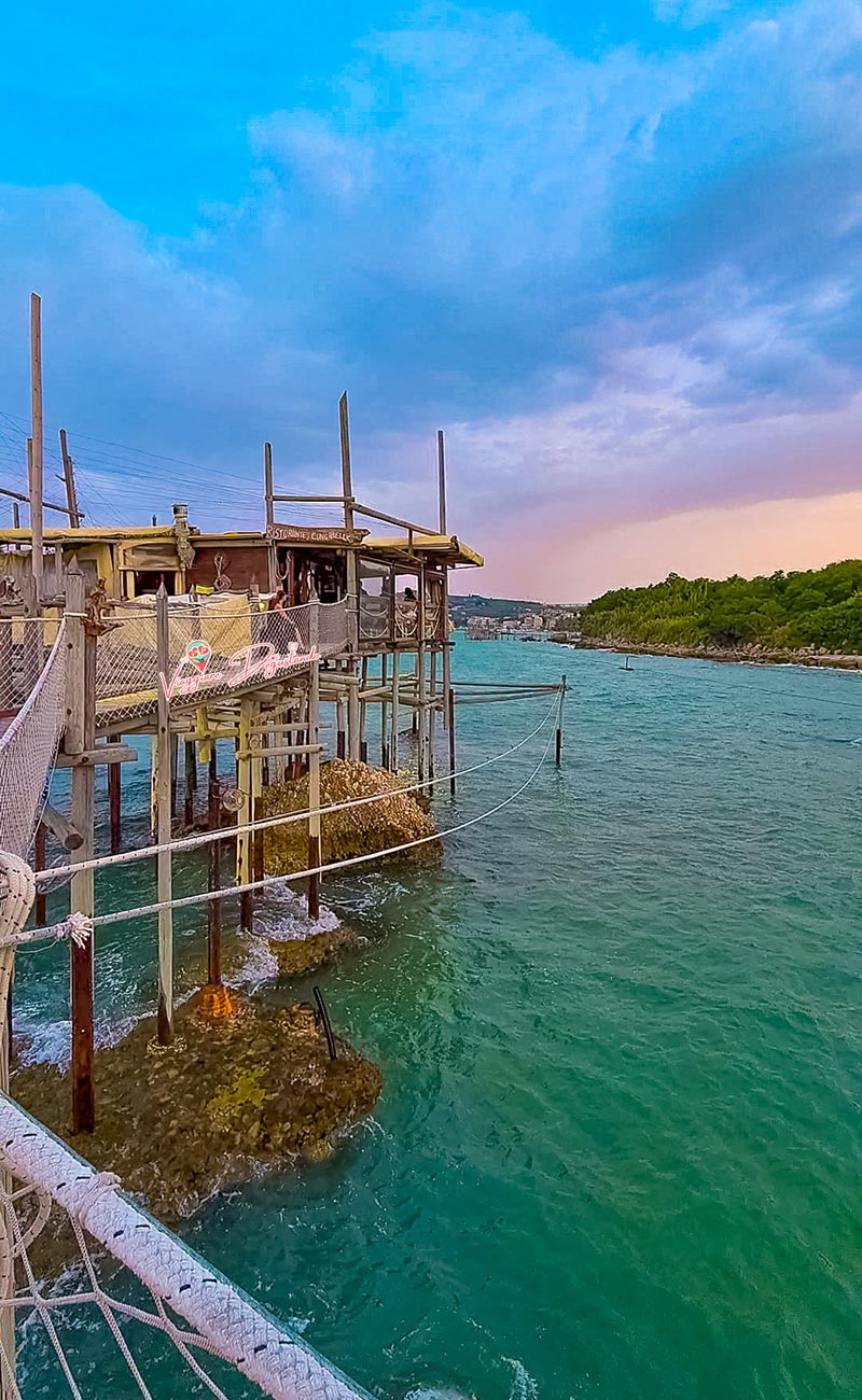 Trabocco Cungarelle location