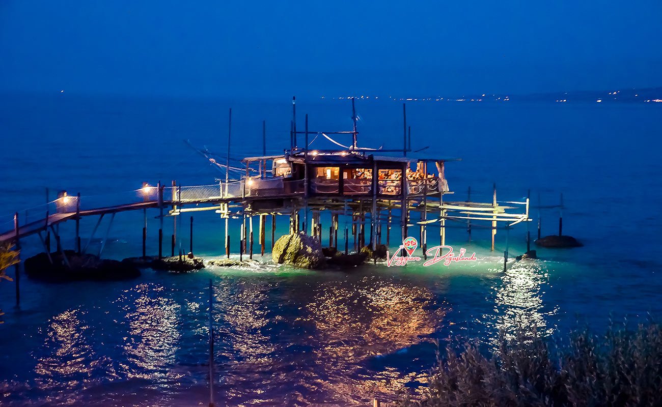 Trabocco Cungarelle notte