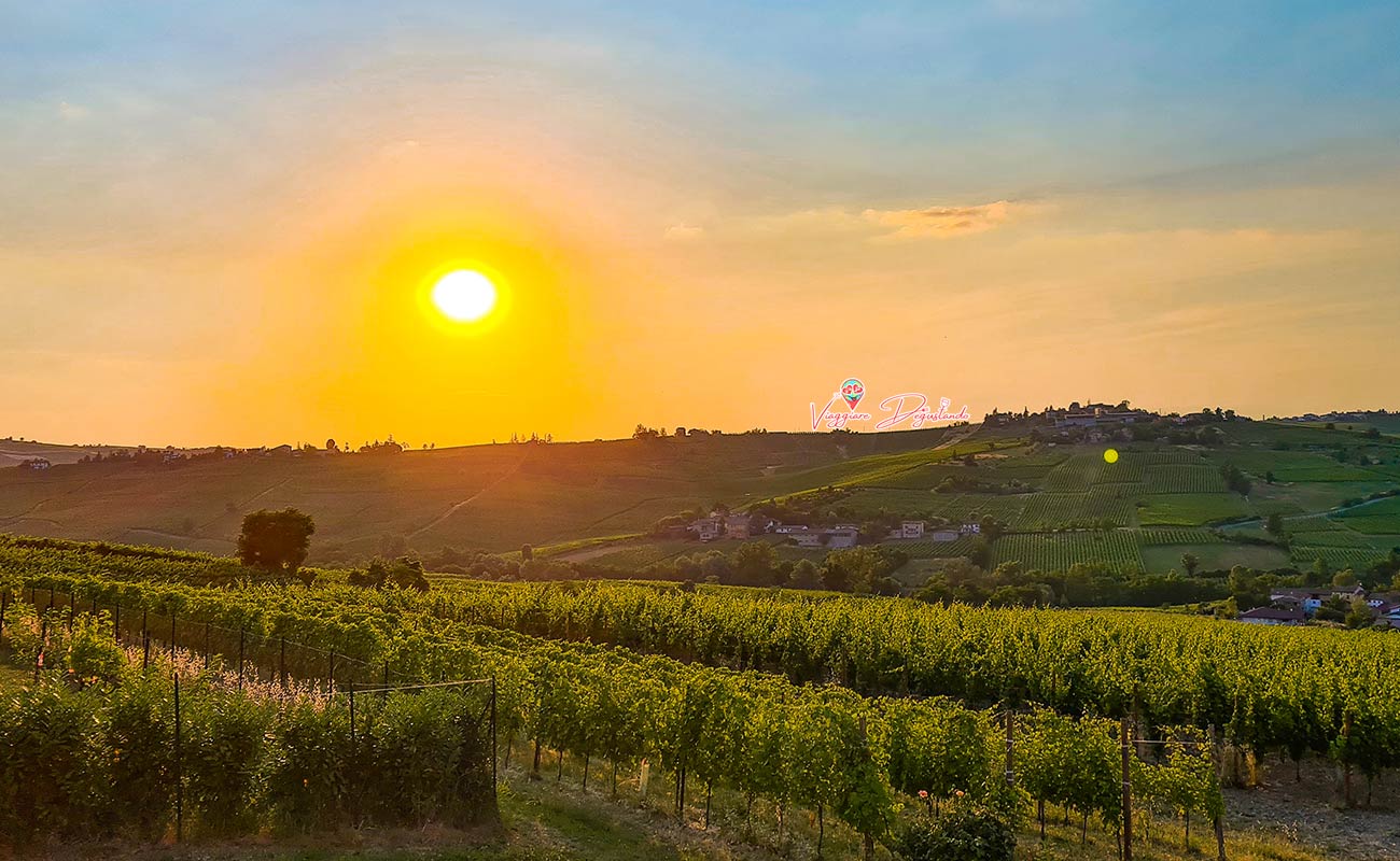 Tramonto in Oltrepò pavese